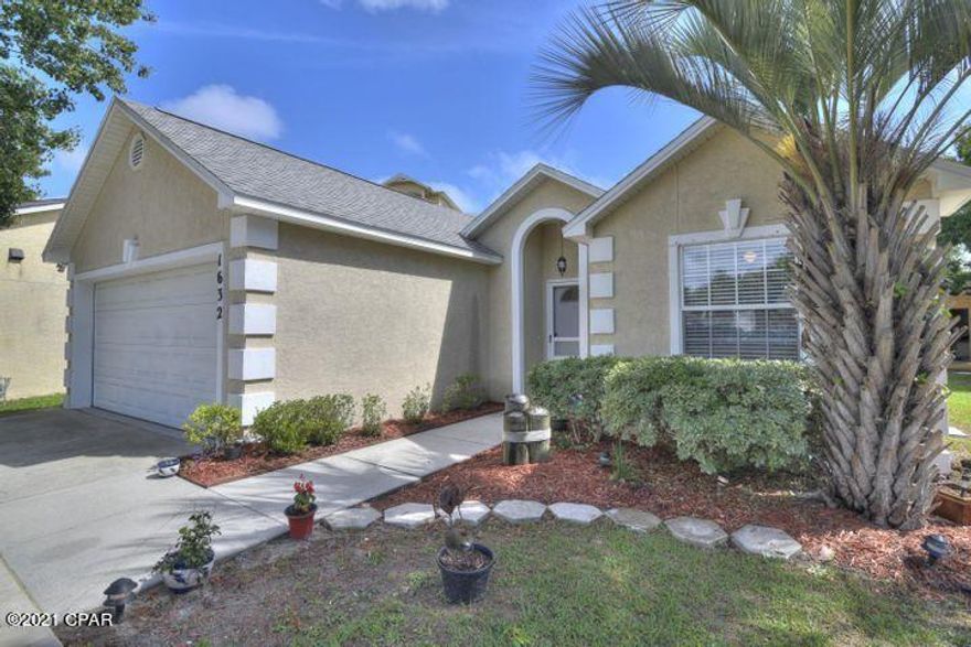 Take a look at this 2/2 home located on a quite cul-de-sac on the east end of Panama City Beach. Great central location close to the bridge and to Pier Park. The beach, shopping, restaurants and entertainment are just a few minutes away. The home has a split floor plan and LPV throughout the house. Home is fitted for and comes with hurricane shutters.