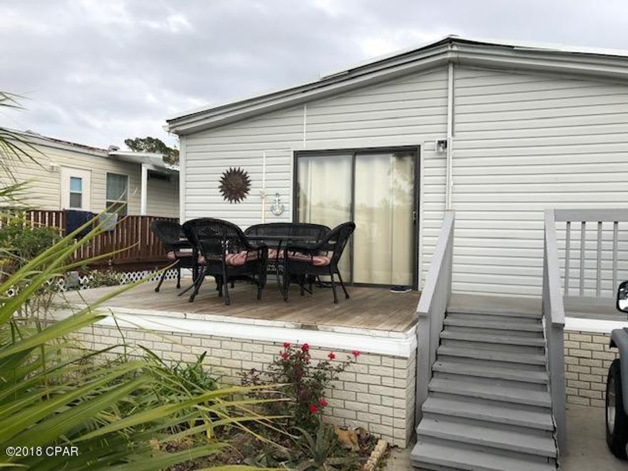 The GREAT Retirement Home awaits! This 2/2 Home located in organized 55 and Over Non-Rental Community is PERFECT for the quiet, convenient, beach, retirement living! The fully furnished home is nicely located within the community only a short distance to the Pool & Club House.