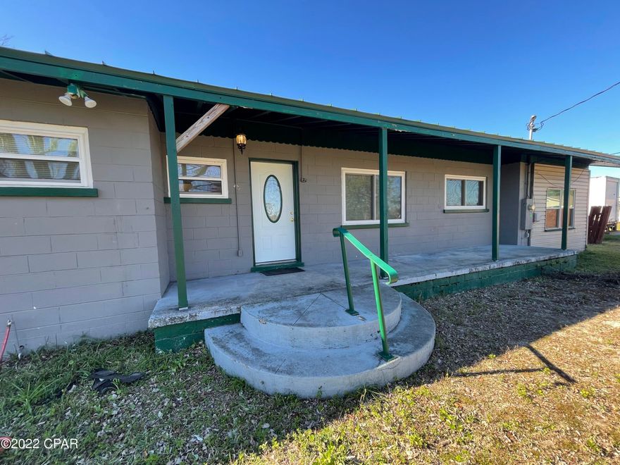 This 3 bedroom home sits on a large corner lot just on the outskirts of Panama City. The garage was enclosed and can easily become a 4th bedroom, office, or MIL. The owner has done a lot of work over the last five years.  This includes metal roof, central air & heat, shower stall and toilet, fixtures and plumbing for washer/dryer, storm windows and steel entry doors, hot water heater, sheetrock ceilings, electric main panel and wiring to meet code, exterior paint and vinyl siding. There is still some work left to be done but this is a great start for a flip. Call your Realtor today and don't miss out on this opportunity!

Buyer to perform due diligence and verify all information and dimensions.