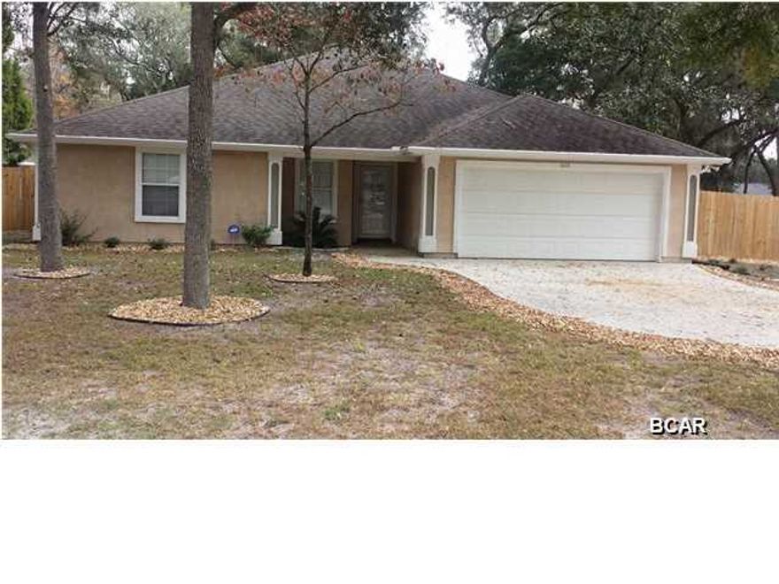 This home has 3 bedrooms/2baths. The master bedroom is spacious with a bathroom of its own. The masterbath has a separate garden tub and tiled shower with glass door. It also has two walk-in closets and Double vanities. The home has hardwood floors in the Greatroom hallway and kitchen. The bedrooms have wall to wall carpet. There is a large laundry area with a pantry. There have been updates to this home as well. The large backyard has a new privacy fence with a nice deck. New appliances in the kitchen do not convey with purchase of home, but can be negotiated separately to be purchased. If you do not wish to purchase appliances currently in home, Seller will negotiate an appliance allowance. Home is close to everything, shopping, banks, schools, parks, beaches, as well as TAFB.