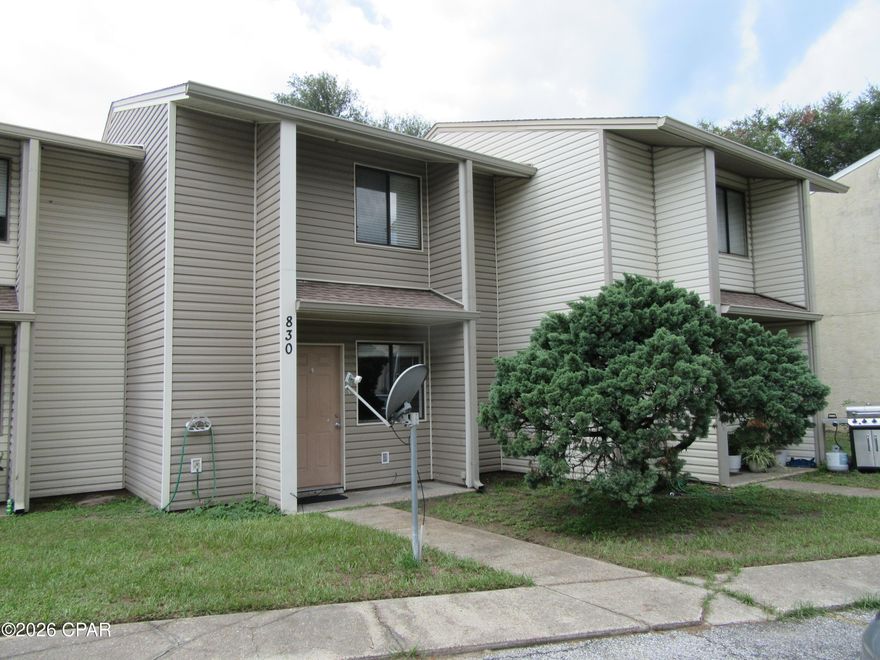 Very attractive 2 bedroom 1.5 bath 2 story townhouse within minutes of Tyndall AFB, shopping, dining, and schools. This town home features a laundry room, breakfast bar, half bath downstairs. All property sizes and ages are approximate, please measure and/or verify if important. School assignments are subject to change, please check with Bay County for most accurate information. Deposit is the same as one month's rent. Pets allowed with owner approval and a $300.00 NON-REFUNDABLE pet fee applies per pet. Breed restrictions apply.