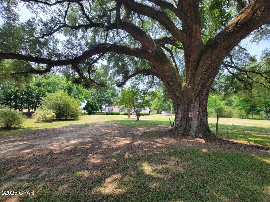 Welcome to your peaceful country retreat! This home is located on 3 picturesque acres adorned with large, mature oak trees, offering a serene setting and plenty of space to enjoy outdoor living. Inside, you'll find a spacious open floorplan with 3 generously sized bedrooms and 2 full bathrooms—perfectly designed for both comfortable living and entertaining.

The living area flows seamlessly into a spacious kitchen and dining space, ideal for family gatherings or quiet evenings at home. The private master suite features a large walk-in closet and an en-suite bathroom with a garden tub, providing a relaxing escape at the end of the day.

This home also features a durable metal roof, offering both peace of mind and long-lasting protection. The expansive yard is perfect for a garden, workshop, play area, or even a few animals—making it a great fit for anyone seeking the beauty and freedom of country living.

Whether you're looking for a forever home, weekend retreat, or a place to spread out and grow, this charming country property is ready to welcome you home.