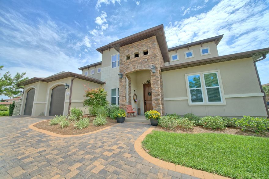 ****ABSOLUTELY GORGEOUS***This CUSTOM 4 bedroom 3 bath home with an OFFICE has UNBELIEVABLE WATER VIEWS and is an ABSOLUTE MUST SEE!!!. This RARE 2016 construction boasts unsurpassed custom upgrades which include a gourmet kitchen with custom cabinetry, QUARTZ counter tops, gas stove & oven, coffee bar, walk-in pantry, a 1st floor private master suite with an unbelievable master bath with a walk in shower, separate copper tub, double vanities, make up area, custom built in wall cases in the great room & office,travertine tile & hardwood floors, crown molding, impact resistant glass throughout, beautiful custom pool with a paver deck, screen enclosure, an outdoor kitchen to entertain your pool guests and the list goes on and on!. Bay Points gated community is one of Panama City Beaches finest gated communities with world class golf courses, beautiful marina, walking trails and is located close to shopping, dining and entertainment. Don't miss this once in a lifetime opportunity to own  your piece of paradise. ALL ROOM DIMENSIONS AND SQUARE FOOTAGE'S ARE APPROXIMATED PLEASE VERIFY IF IMPORTANT!.