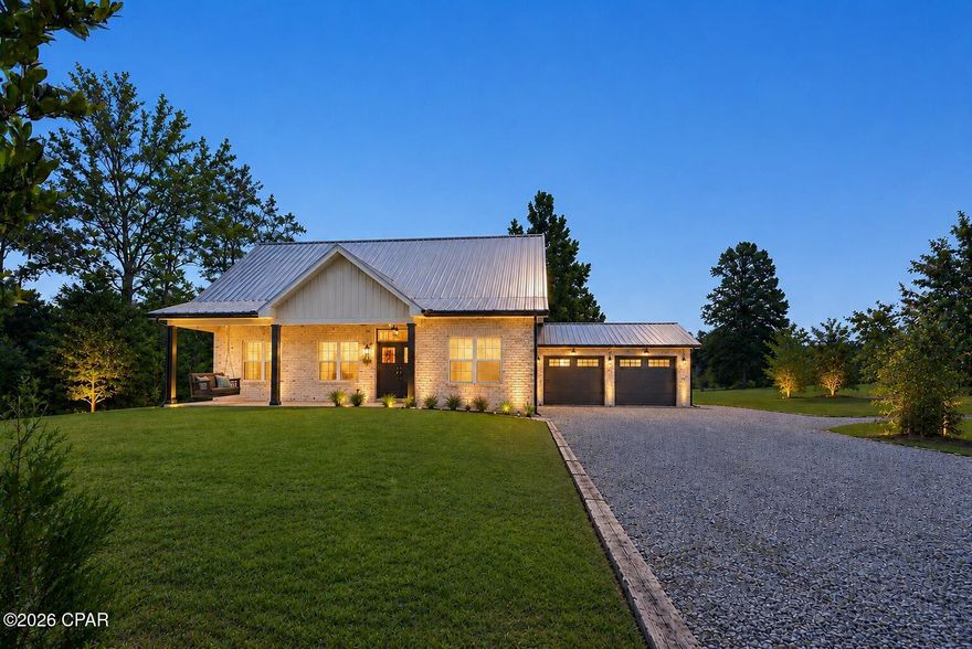Welcome to your own private slice of country paradise where peaceful living meets modern comfort, all just 10 minutes from town. Situated on 1.34 acres with a beautiful pond backdrop, this property offers the kind of freedom and lifestyle that's getting harder to find. With no HOA, there's plenty of room to enjoy the outdoors, ride side-by-sides, 4-wheelers, and dirt bikes, or simply spread out and enjoy the privacy.

Built to last with a brick exterior and metal roof, this home combines durability, comfort, and timeless appeal. Inside, the thoughtfully designed split-bedroom floor plan features 3 bedrooms on the first floor, creating both comfort and privacy for everyday living.

The kitchen was designed with both style and practicality in mind, featuring beautiful finishes, plenty of workspace, and a gas stove perfect for anyone who loves to cook and entertain.

The spacious primary suite feels like a retreat of its own with a spa-inspired bathroom featuring a deep soaking tub, a large walk-in shower with both a rain shower and regular shower head, and the perfect setup to relax after a long day.

Upstairs, you'll find a large bonus room that could easily function as a 4th bedroom complete with a large walk-in closet or office space. This flexible area would also make the perfect man cave, game room, media room, playroom, or hobby space depending on your needs.

Step outside to a large covered back porch with plenty of room for outdoor furniture and future outdoor kitchen space, all overlooking the backyard oasis. The newer pool and pool deck are designed for easy maintenance so you can spend more time enjoying and less time working. Between the pool, pond, and open space, the backyard delivers the ultimate country lifestyle that will make you never want to leave home.

Additional features include custom mudroom cabinetry for extra storage and organization, plus a laundry room straight out of TikTok, stylish, functional, and designed to make everyday tasks feel a little more enjoyable.

If you've been searching for a property that offers space, freedom, and a lifestyle you can truly enjoy, this one checks all the boxes.