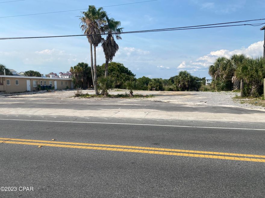 Lots in this area are becoming hard to find. Zoned C2 in Bay County allows building options. This listing is for two lots sold together but have their own parcel ID. Lots are across the street from the beach and the back of the lots are waterfront on a small pond that is about 840ft wide. There is a gulf view from the east corner of the lot. Located in the Laguna Beach area on the west end of Panama City Beach where there are many new construction homes and lots of new development. Just minutes from the 30A area and about 5 minutes to Pier Park. McGuire's Irish Pub is coming soon only minutes down the street. This is a low-density area filled with very nice new construction homes and vacation rentals.