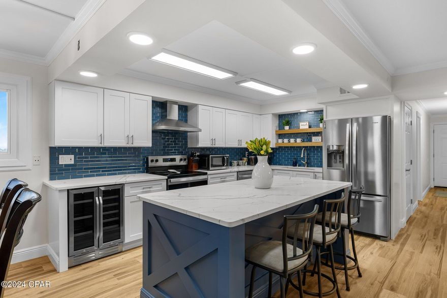 MAJOR PRICE REDUCTION Discover unparalleled coastal living in this fully renovated, 3-bedroom, 2-bathroom condo in the sought-after Regency Towers. Perched on the 8th floor, Unit 801 boasts breathtaking Gulf views, offering a serene backdrop to your everyday life. Step inside to find a beautifully designed space featuring high-end finishings, from sleek countertops to modern fixtures, and top-of-the-line furnishings throughout, creating an upscale yet relaxed ambiance.

The spacious, open-concept layout flows effortlessly onto a large, private balcony—perfect for soaking in the stunning sunset views over the Gulf. This luxury condo is not only a perfect getaway but also a fantastic investment opportunity, with the high demand for rentals in Panama City Beach.

Amenities include multiple pools, hot tubs, a fitness center, and direct beach access. Whether you're looking to unwind in style or generate income, Unit 801 at Regency Towers delivers the ultimate in coastal elegance and convenience.