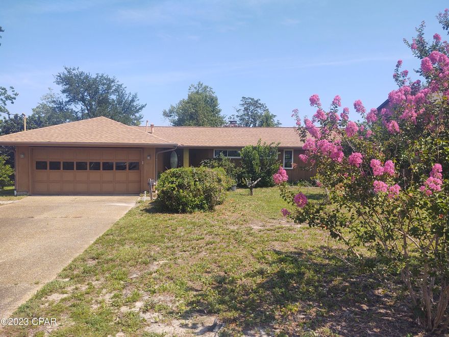 Waterfront home in Callaway with bay and gulf access, high elevation and large lot.