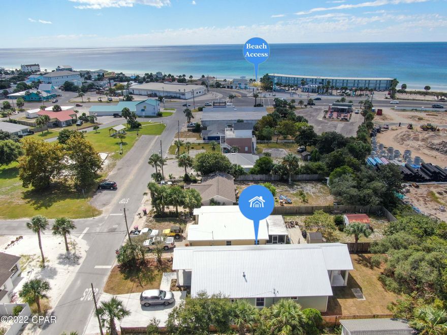 CURRENTLY UNDER CONTRACT, SELLER WILL CONSIDER BACKUP OFFERS  .2 miles from the CLOSEST BEACH ACCESS or less than a 3 min WALK away. This beautifully built 4 bd 3 ba beach house was just completed.  It has 10ft recessed ceilings in the LR, kitchen and master bedroom.  The kitchen has 42'' cabinets, an oversized island, a custom hood vent, large pantry cabinet and new appliances.  All 4 bedrooms are perfect size rooms and have access to a full bathroom.  The home has nearly 400 sqft of covered porches.  It sits on a larger lot for being so close to the beach and has plenty of room to add a pool. The yard has new sod and landscaping.  This beautiful home sits almost directly across the street from a park and centrally located among PCB's finest restaurants and entertainment facilities