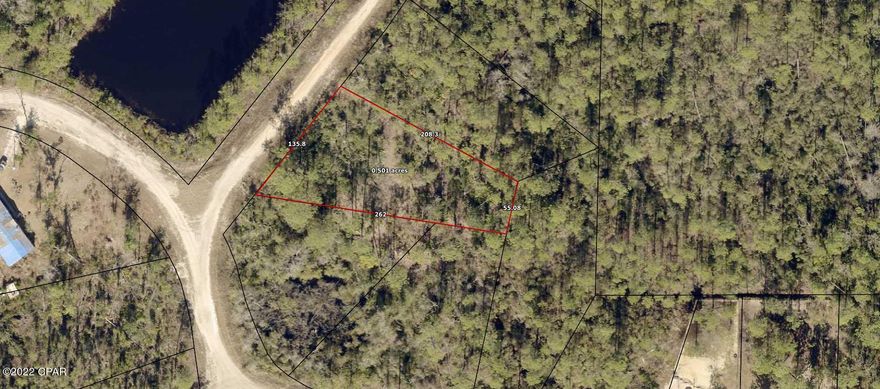 Lot 10 D, Hickory Bluff. Lot for sale. Land high and dry and a few miles from Lynn Haven