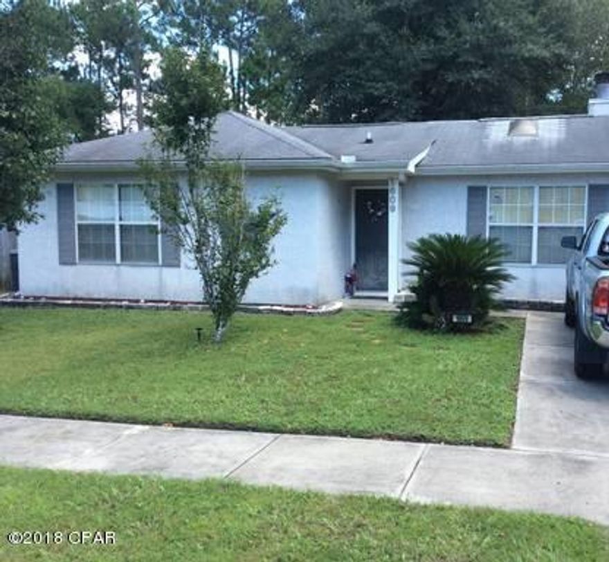 Home in Lynn Haven features a bonus room, fireplace, fenced backyard, and a large deck in the backyard. *1/2 off security deposit for active military



*All pets are part of the application process and subject to homeowner approval



All dimensions are approximate