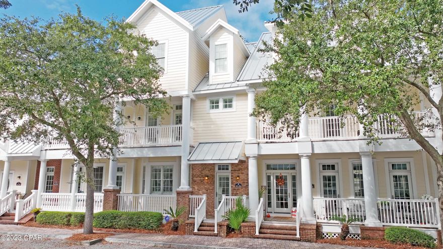 Four bedroom townhome style condo property with boat slip included!!! 
''Waterhaven'' a southern coastal waterfront community offers community dock and ''marina'', pool, beach, and club house with gym and this unit conveys with a highly coveted boat slip and lift!!! Charming cobble-stoned streets and columned separate entrances, this home offers 3 bedrooms and 3.5 bathrooms in the main home and a separate second floor carriage home (mother-in-law quarters) with full kitchen and bathroom. The main house is three stories with lovely architectural details including hardwood floors, transitional hallways, trey ceilings and millwork details of 12'' base boards and crown moulding. Colorful and brightly lit, the open floor plan features a chef's kitchen, spacious living and dining room with the charm of plantation shutters and a courtyard patio. Kitchen offers 6 burner Viking gas range, Sub-Zero fridge, wine cooler and ice maker, Bosch dishwasher and an island kitchen convenient to pantry and laundry room.  The second floor Master/Primary bedroom includes a lovely 220 square foot balcony and the Master bath offers separate granite surfaced vanities, a soaking tub and separate shower and touch mirror lighting. All bedrooms have their own private bathroom and the 3rd floor bedroom is dually spacious with a dormer alcove. This home also offers a two car garage and lots of closets on each floor for storage. The gated Waterhaven resort community also offers  club house exclusively for owners featuring a work exercise room, media room and a space for parties including kitchen. Turn key and with HOA fees covering boat slip, all the amenities, roof, grounds and all exterior, this home is perfect for the buyer wanting a home with the ease of condominium living. Make your appointment today! (Room measures approximate. If important please measure.)