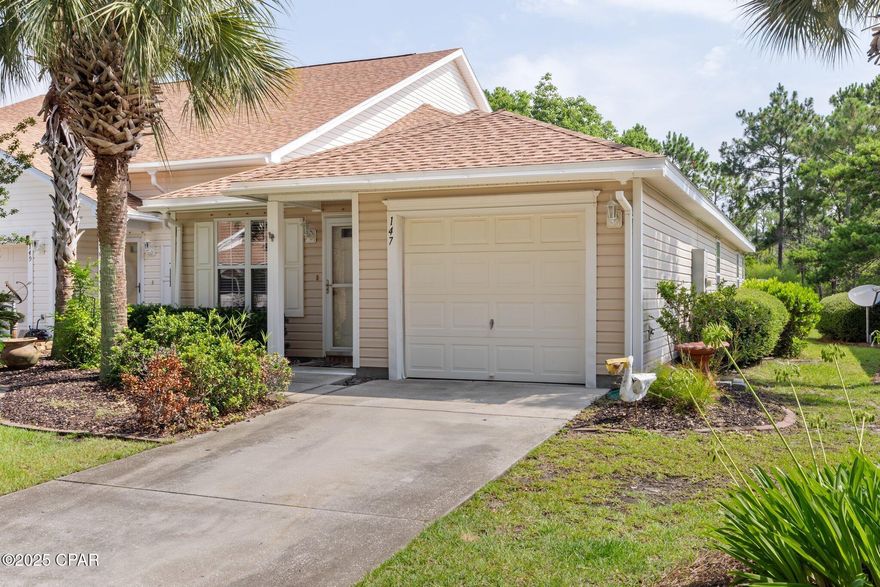 **EASY SHOW**Prime Location in Panama City Beach!

Welcome to this charming 2 bedroom, 2 bath end-unit townhome in the highly sought-after Palmetto Trace community. Ideally situated in the heart of Panama City Beach, this home offers unbeatable convenience, just minutes from world-class beaches, Pier Park, shopping, dining, and entertainment that make the Emerald Coast such a top destination.

Step inside to discover a bright, open floor plan with a fully equipped kitchen featuring granite countertops, a stylish tile backsplash, and a complete appliance package.  Crown molding throughout, tile flooring and inviting sunroom provides a prefect flex space.

Enjoy peace of mind with a brand-new HVAC system installed in July 2025, complete with a 10-year transferable warranty.

As a resident of Palmetto Trace, you'll have access to two community pools, beautifully maintained landscaping, sidewalks, and dual entrances for effortless access.

Whether you're searching for a primary home, second residence, or investment opportunity, this move-in ready townhome delivers comfort, location, and value in one of the most desirable communities in Panama City Beach.

Don't miss your chance to live the coastal lifestyle... Schedule your showing today!