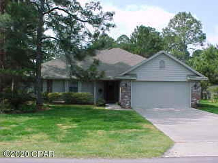 'CURRENTLY UNDER CONTRACT, SELLER ACCEPTING BACKUP OFFERS' This cute home has many upgrades including , stainless refrigerator and stainless stove, and water heater all replaced  within the last 3 years. The A/C units are 4 years old.The lawns have been meticulously maintained. The back yard is fenced and has a large deck to enjoy the outdoors. Close to shopping, schools and Panama City Beach's attractions.