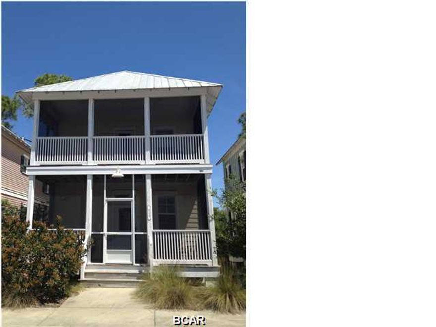 Barefoot Cottages - Bayside living in a gated community with turn key living at its best at a great price. This 2BR/2.5BA unit comes fully furnished complete with stainless appliances,washer and dryer. Two pools, hot tub, playgrounds, grilling areas, community center with exercise equipment, grounds keeping and much more. Each bedroom has an en suite private bath and the upstairs master has its own screened in porch/balcony. You'll also enjoy the screened in porch downstairs off the living area. All dimensions taken from the Gulf County Property Appraiser's website and deemed reliable. **Buyer Rebate up to $2,000 on this unit. Some restrictions may apply**