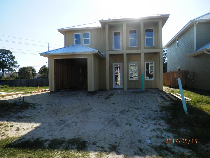 New Construction, estimated 60 days out from being completed. Split level home with 4 bedrooms and 3 full baths and single car garage.1st floor offers 1 bedroom, full bath, Living room and kitchen with island and dining area. Granite counter tops throughout the home.1st floor also has laundry room. 2nd floor offers large master bedroom with private bath with double vanities, separate shower and garden tub as well as walk in closet.Master also has balcony area. 2 additional nice size bedrooms and full bath. This is a very spacious home. The Community offers a pool, pool house and grilling area.