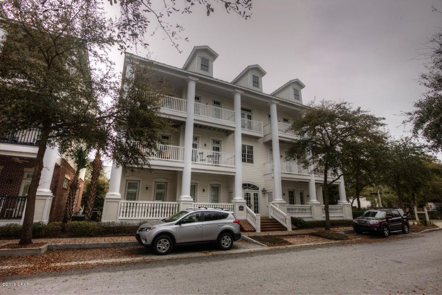 Welcome to Waterhaven a gated waterfront community. Its located on the St Andrews By with beautiful views. This unit is located on the 2nd floor and there is an elevator. Granite counter tops, stainless appliances, hard wood floors quality abounds. The complex is bay front with boat dock, boat launch, and bay front swimming pool and fitness center and club house with movie room.