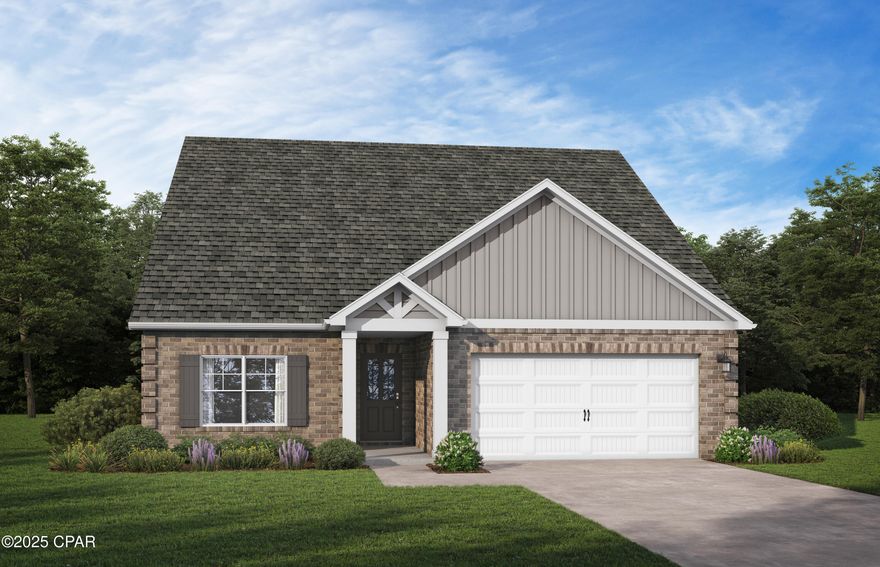 The Milton I, brand new floor plan! From your covered front porch step into your foyer with a trey ceiling and shadow box trim. Get ready to entertain friends & family in the open layout in the social hub of the home. Gather around the quartz countertop island in the kitchen to share appetizers & stories about your day. Step outside the dining room to the covered back porch and put some food on the grill. Utilize the cozy nook off of the kitchen for a home office or place to study. Your secluded primary suite comes complete with a trey ceiling, dual vanity in the bathroom & a walk-in closet that connects conveniently to your laundry room. The other 3 bedrooms also have trey ceilings. 2 of the bedrooms share a full bath while the 4th bedroom has its own private full bathroom. Store more and stay more organized with your 2 car garage. Photos/videos of a similar home, options & upgrades may not be included.