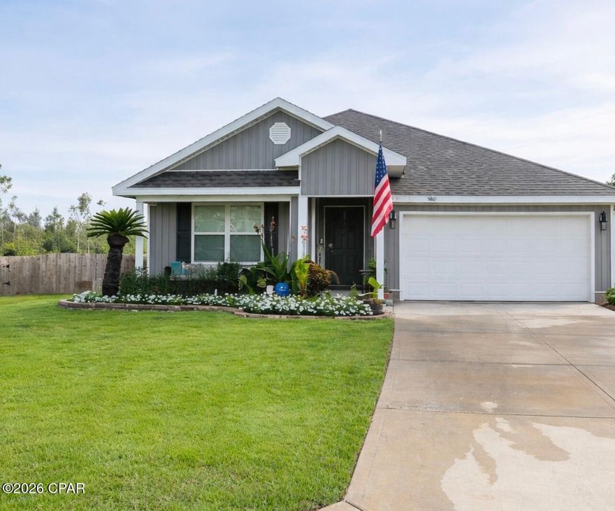 COMING SOON
Welcome to 5801 Viking Way, an exceptional home in Panama City, Florida that truly stands apart. Built in 2021 and offering nearly 1,800 square feet of well-designed living space, this four-bedroom, two-bath residence combines modern efficiency, privacy, and comfort in one beautiful package.

Situated on a premium end-of-cul-de-sac lot, this home offers minimal traffic and a peaceful setting where tranquility rules. The exterior features beautifully maintained landscaping, a full irrigation system, and a serene water view. The large backyard provides plenty of space for entertaining, relaxing, or future outdoor enhancements.

Inside, you'll find a thoughtfully designed layout along with a security system and one of the home's most impressive features: fully paid solar panels. Enjoy exceptionally low utility costs with electric bills averaging around thirty dollars per month year-round.

Conveniently located just off Highway 231, this home is minutes from Publix, Starbucks, downtown Panama City, and Tyndall Air Force Base. The world's most beautiful beaches are only a short twenty-five-minute drive away.

Homes with newer construction, premium lots, water views, and paid solar rarely become available. This is a unique opportunity to secure a property that offers both lifestyle and long-term value.

Call me today to schedule your private showing before this home officially hits the market.