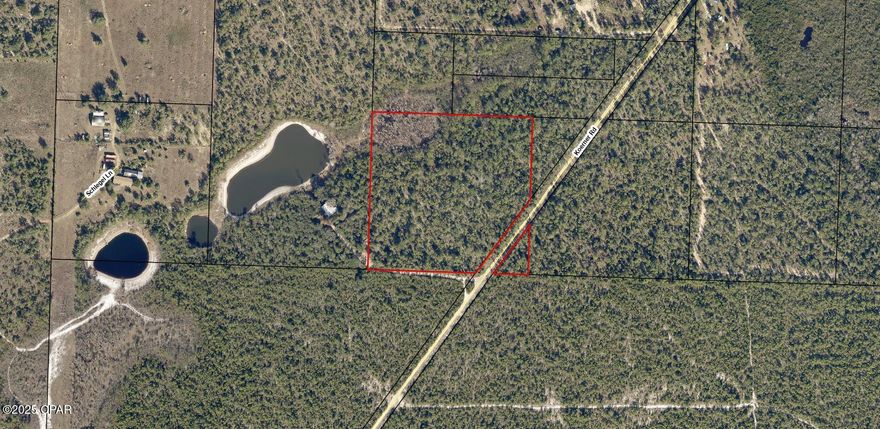 Large, unimproved 10 acre parcel on Koerner Rd. The area allows residential housing so bring your dreams and welcome to you own private getaway.