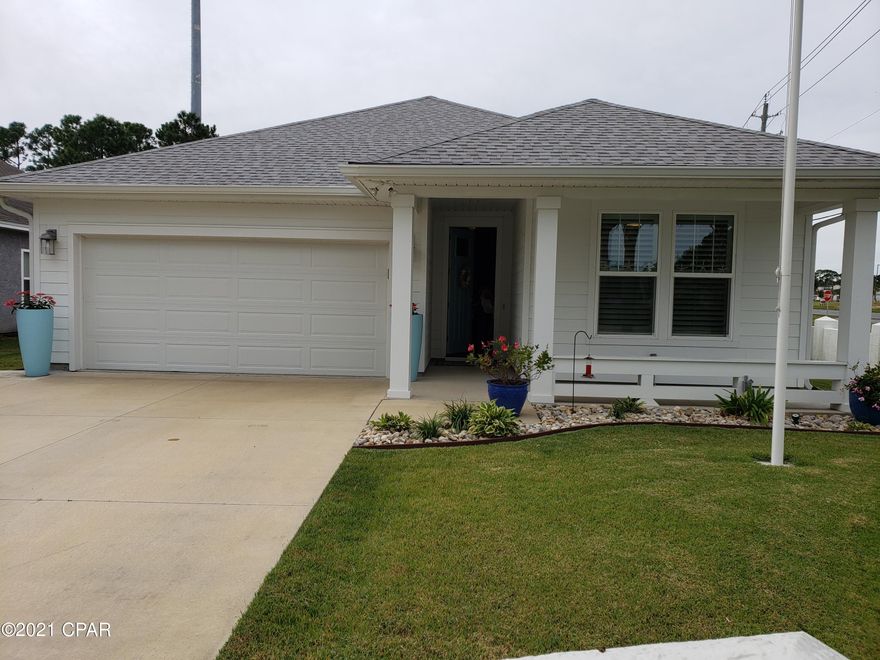 CURRENTLY UNDER CONTRACT, SELLER ACCEPTING BACKUP OFFERS

BRING ALL OFFERS! Only 1/4 mile/1500 feet to Public beach access 95. Lovely 3 bed 2 bath home on the West End of the Beach. Jamaican Lakes is a small gated community. 1/5 mile from the middle of 30-A & 5 miles to Pier Park! The community runs from Front Beach Road to Panama City Beach Parkway with a beach access #95 just across from the Front Beach Road entrance.  All windows & doors have impact glass, 2x6 exterior walls/extra insulation, 9' ceilings with trays in the great room & master bedroom, 8' doors, custom cabinets with 42'' uppers, solid surface counters, Large island, carpet in the bedrooms only.  Large walk-in closet in master bathroom with separate linen closet, screened rear porch, 8' privacy fence, irrigation system, fu