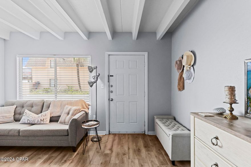 Located just steps away from our pristine white sandy beaches, this cozy retreat offers direct access to the Gulf. Enjoy the convenience of walking distance to  restaurants, shops, amusement parks, and vibrant entertainment, you'll have everything you need right at your doorstep. Whether you're looking for a personal getaway or a lucrative vacation rental, this condo offers convenience, comfort, and coastal charm.