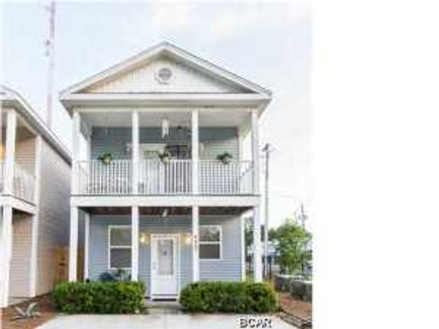 Wow! Nowhere on Panama City Beach can you find a deal like this. This 2 story home, in the gated neighborhood of Marlin Place, is like new! The owners have taken great care of the home and it shows. The very open floor plan features high ceilings, large master bedroom and bathroom on the first floor, and a 1/2 bath on the first floor as well. Both the bedrooms upstairs are large and one has a 5x18 balcony. The large 2nd bathroom has a double vanity. This home would make the perfect first time home or vacation home. The neighborhood features a pool and is located less than 1 1/2 miles to the beach. This is the only lot in Marlin Place that has a vacant lot next to it that wont be built on. Don't let this deal pass you by! (Sauna in the 2nd bedroom can stay or go).