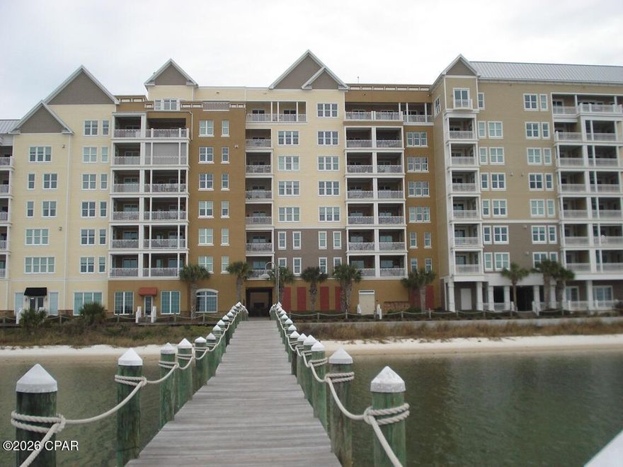 Spectacular Views from this 3 Bed/3Bath Bayfront unit in Harbour Village! A one of a kind gated community in the heart of Historic St. Andrews. Condo boasts 11ft ceilings and breathtaking views of St. Andrews Bay, Shell Island, and the Intracoastal Waterway from the master suite, living area, dining room, and kitchen. The open layout features double front door, a gourmet kitchen with sleek stainless steel appliances, granite countertops, a spacious breakfast bar, and ample cabinetry, luxury vinyl plank (LVP) flooring, sliding glass doors from Living room & Master to the spacious Balcony. The Master Bathroom features a double vanity, a soaking garden tub, a tiled walk-in shower, and a generous walk-in closet. The second bedroom has a private bath. Elegant crown molding adorns the entire unit and modern lighting fixtures enhance the entire unit. Condo owner has 2 boat slips (1 with 16,000lb lift) and 2 climate controlled storage units, included in the sale.
Harbour Village offers an array of premium amenities, including a heated waterfront pool with bay views, a state-of-the-art fitness center, a grand clubhouse, a private community park (dogs allowed) with a garden, a covered parking garage, an outdoor fireplace with a cozy seating area, a grilling gazebo with access to Oaks by the Bay Park. Just steps away, Historic St. Andrews beckons with its active marina (currently being upgraded), restaurants, scenic waterfront parks, and unique boutique shops.  Seize this rare opportunity to own a slice of coastal elegance and modern sophistication in one of Bay County's most coveted communities. Schedule your private tour today! All info taken from appraiser and sizes approx., Buyer to verify all info.