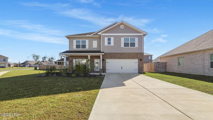 Seller offering $5,000 in concessions with acceptable offer. Welcome to 1254 Jack Jack Drive!! This beautifully maintained Carol Model style home offers 5 bedrooms, 3 bathrooms, and 2,616 square feet of living space, perfectly positioned on a prime corner lot of over a quarter acre in the desirable Andrew's Park community. The oversized driveway is among the longest in the neighborhood, and the spacious lot allows room for boat parking — a feature rarely found in this area.

The home is truly move-in ready with upgrades already in place, including a professionally installed AquaPro water softening and filtration system, a fully integrated security system, and DEAKO smart switches throughout. These are the improvements most buyers plan for after closing — here, they're already done.

Conveniently located just minutes from Lynn Haven Plaza, Leslie Porter Park and Boat Ramp, Highway 77 shopping, and popular local restaurants, while also offering a quick drive to the beaches of Panama City Beach. This location delivers both accessibility and a peaceful residential setting.

Opportunities like this don't come around often in Andrew's Park — a well-kept home on a large lot, tucked into a quiet, peaceful neighborhood. Schedule your private showing today and see the difference for yourself.