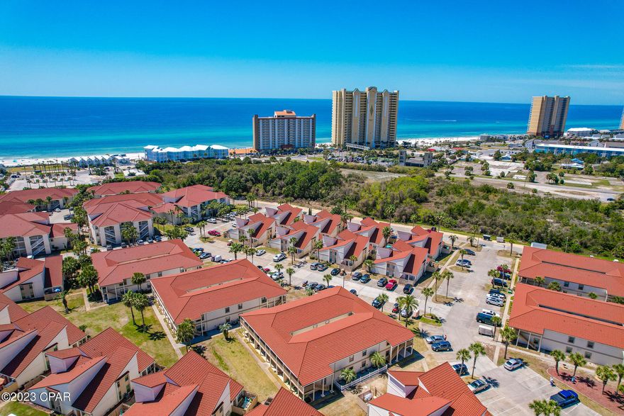 CURRENTLY UNDERCONTRACT, SELLER WILL CONSIDER BACK-UP OFFERS. BEST value in the community! Your chance to own a fabulous BEACH condo with excellent income potential! Time to own a slice of paradise and enjoy a wonderful property with dedicated beach access and so many amenities! Fun for everyone. Coastal cottage just steps from the sugar white sands and emerald waters of the Gulf of Mexico. Light, bright 2nd floor condo with large porch, tile floors throughout, new HVAC 2021, new roof 2020, large closet in hall that can be converted back into a bunk room, all family room sofa/loveseat/chair convert to sleepers, newer landscaping, awesome location in middle of complex with easy access to multiple pools, tennis/pickleball, mini golf, shuffle board and more! Horizon South has its own dedicated beach access directly across the street. This condo is turnkey, rental ready with excellent income potential.