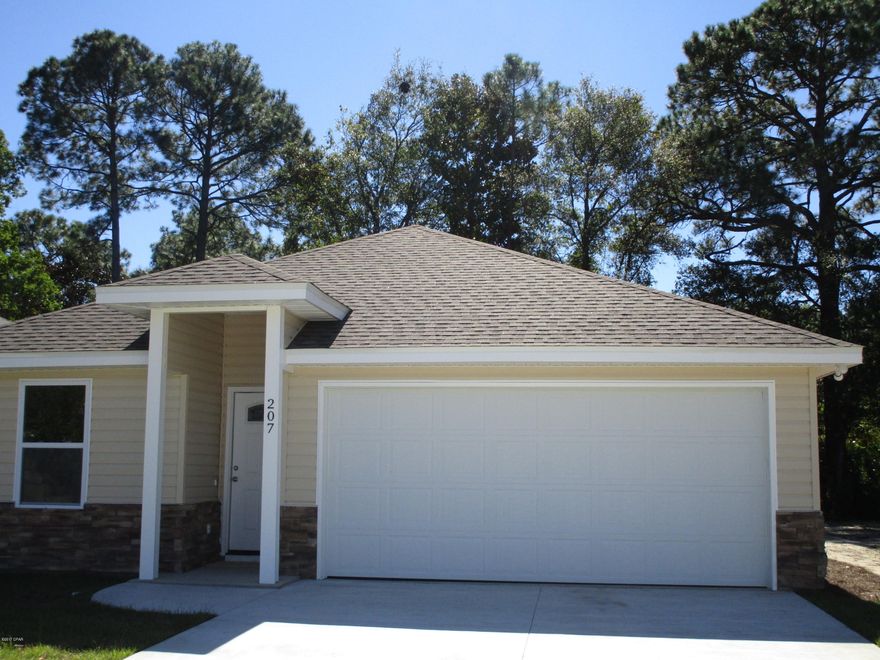 FANTASTIC NEW HOME WILL BE COMPLETED IN 30 DAYS * ATTENTION TO DETAILS STARTS VWHEN YOU ENTER THIS 3 BEDROOM 2 BATH 1492 SF HOME * LARGE GREAT ROOM WITH OPEN FLOOR PLAN AND VAULTED CEILINGS * CUSTOM KITCHEN WITH WOOD CABINETS & BRUSHED STAINLESS STEEL APPLIANCES WITH A FULL SIZED PANTRY * UPGRADED LIGHTING PACKAGE * THERE IS A FULL SIZED LAUNDRY ROOM WITH CABINETS FOR EXTRA STORAGE *REAR PORCH OVERLOOKS WOODS WHICH IS PRIVATE AND PICTURESQUE **