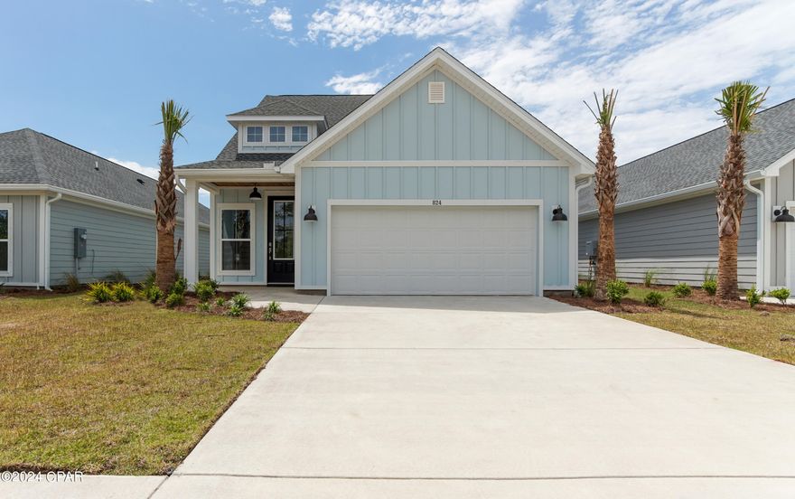 Each of our homes includes 9' high ceilings in the main living area, bountiful natural light, granite/quartz countertops, and innovative technology. Breakfast Point is one of Panama City Beach's most desirable communities just 2.5 miles from the Miller County Pier over the Gulf of Mexico, and a safe walk through the neighborhood to Breakfast Point Academy. At Grove Park and Paseo Park you can enjoy the community's biking and walking trails.