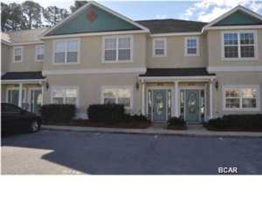 Welcome to Annabella's, a gated townhome community in Panama City Beach. Recently updated, this home has new carpet, paint and blinds, custom tiled kick plate on the breakfast bar, granite kitchen counters, stainless steel appliances, 9 ceilings with all new light fixtures and fans, and tons of storage space. There are two reserved parking spaces right outside the unit so parking will never be issue. The Annabellas community is quiet and peaceful and offers its residents a private pool, clubhouse with fitness center and the HOA fees include grounds keeping, and structure and roof insurance. Youre only 5 minutes from schools, shopping, the Navy base and much more. All info is approx and must be verified by Buyers if important.