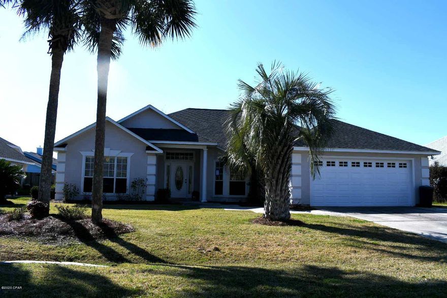 New Roof, New Fence! Come see this four bedroom, two bath home with an In-ground pool, located in Hidden Pines. This home has a split bedroom open floor plan design. The kitchen comes with a gas range and Stainless Steel Appliances. Living room, and kitchen feature a beautiful marble look tile. There is a large master bedroom and master bath with good sized walk in closet, one of the three guest bedrooms has built-in shelves perfect for a home office. Includes washer/dryer. Furniture is not included but seller will consider negotiating certain items. Hidden Pines is centrally located close to Shopping, Dining, Entertainment, State Park, Beaches, Navy Base and Schools. .