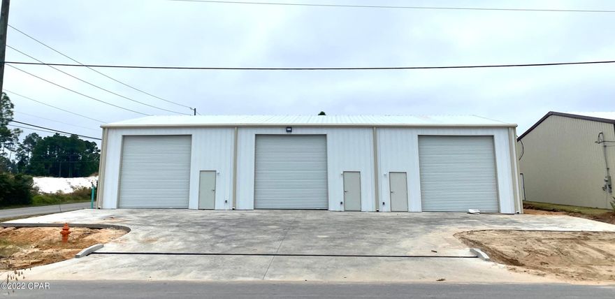 Brand new warehouse available for rent. 2/3 of the building is still available. The total space available is 3,332 sqft with two bay doors and two bathrooms. Tenant can build out interior as needed. Rent is $12 per square foot plus share of utilities. Should be available for occupancy by end of November.