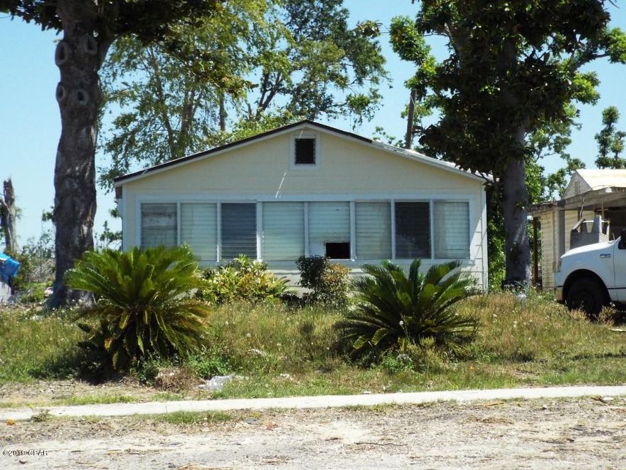 Older two bedroom one bathroom home needing repairs sold as is.