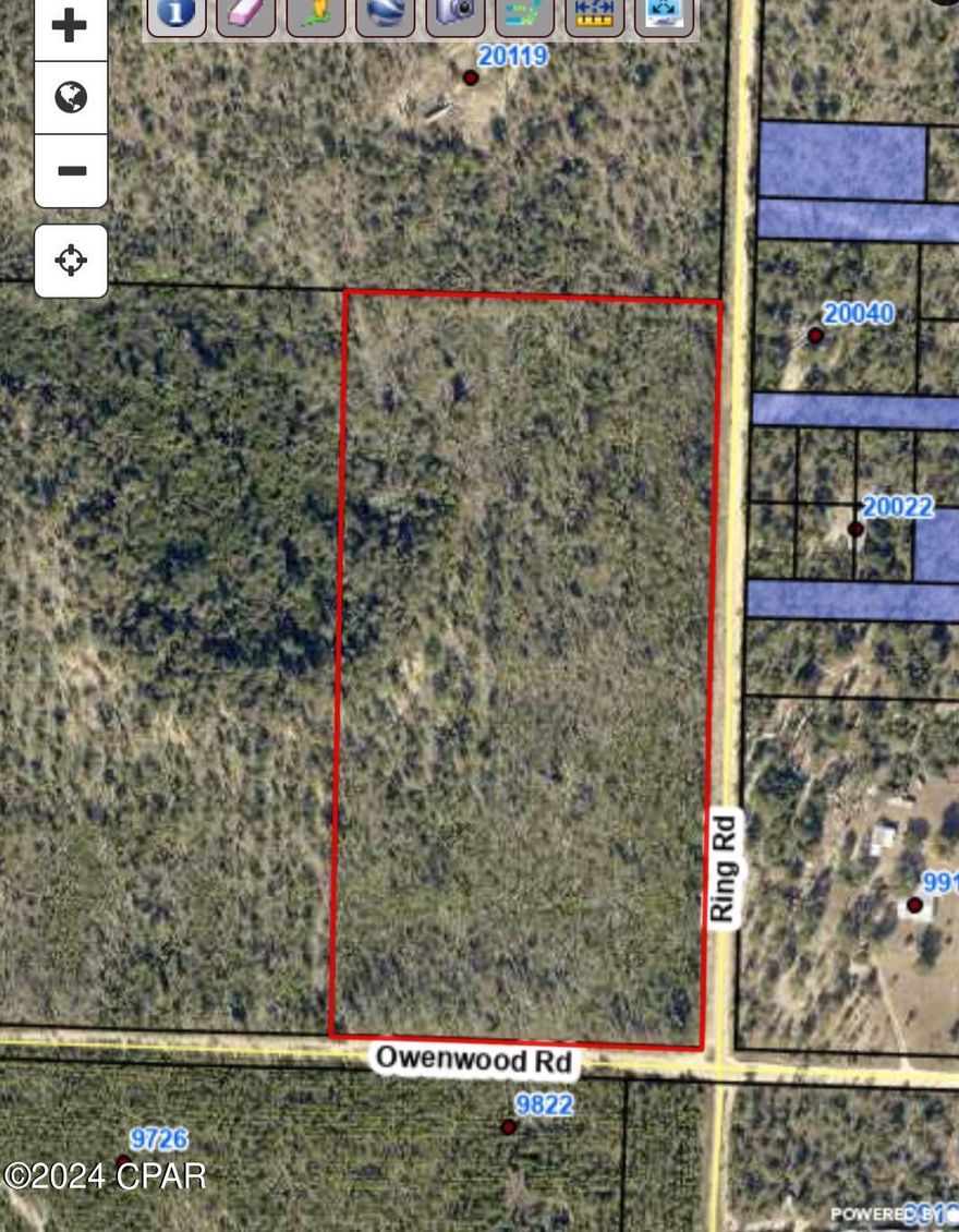 20 Acres in Bay County, just outside of Fountain off of HWY 231 on Owenwood Rd. This location is a Growing area as it is close to Panama City and a short drive to the Beach. a Great area to Build your Dream Home, or Barn, On a corner Lot. Lot is partially cleared for a home, barn, or pasture. Owner may consider partial financing up to $50,000, for 15 years. Call or text Listing Agent to View and tour property. This 20 Acres is a must see in a Great location. All property dimensions are approximant, and must be confirmed by buyer.