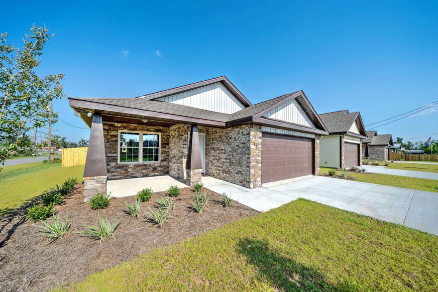 ''CURRENTLY UNDER CONTRACT, SELLER ACCEPTING BACKUP OFFERS'' BRAND NEW CONSTRUCTION! Single story living with 3 bedrooms, 2 full baths and a great open layout for easy living!  Granite, stainless appliances (including refrigerator), luxury vinyl plank flooring, ship lap, crown molding in master, and awesome split bedroom floor plan. Fenced in back yard complete with a gate the opens to a alley, covered back porch, 2 car garage, and charming curb appeal - all for this great price! Easy to show.  6 New Homes to choose from so call us and come pick out your home today!