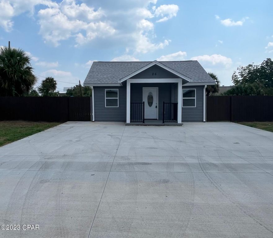 Renovated, three bedroom, one bathroom house, Home sits on a large lot, has a fully fenced back yard, open concrete back patio, and has a storage shed. Roof replaced in 2019, HVAC, new appliances, new windows and flooring throughout, and much more! This home is conveniently located to schools, shopping, and restaurants; come see this one for yourself and schedule your showing today!