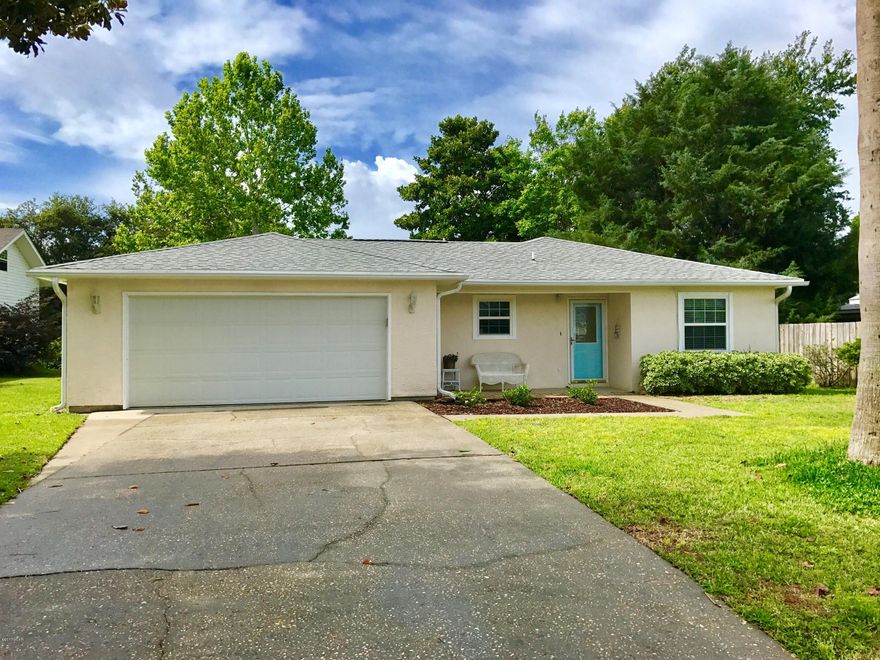 THIS IS A MUST-SEE PROPERTY!!! Great Florida Cottage only a few blocks to Sunnyside beach!!! Home is situated on large 80'x180'lot, plenty of space for expansion, pool, boat/rv storage etc- there is a large 14'x20' storage building perfect for crafts, outside shower, well & sprinkler system, partially fenced! The enclosed Florida room could easily be another bedroom, office, oversized two car garage, etc-, spacious living/dining room, ceiling fans, tile floors and more! Whether you are looking for permanent residence, second home.. this is it! Awesome location, great condition. Please verify all important data with survey, inspections, etc