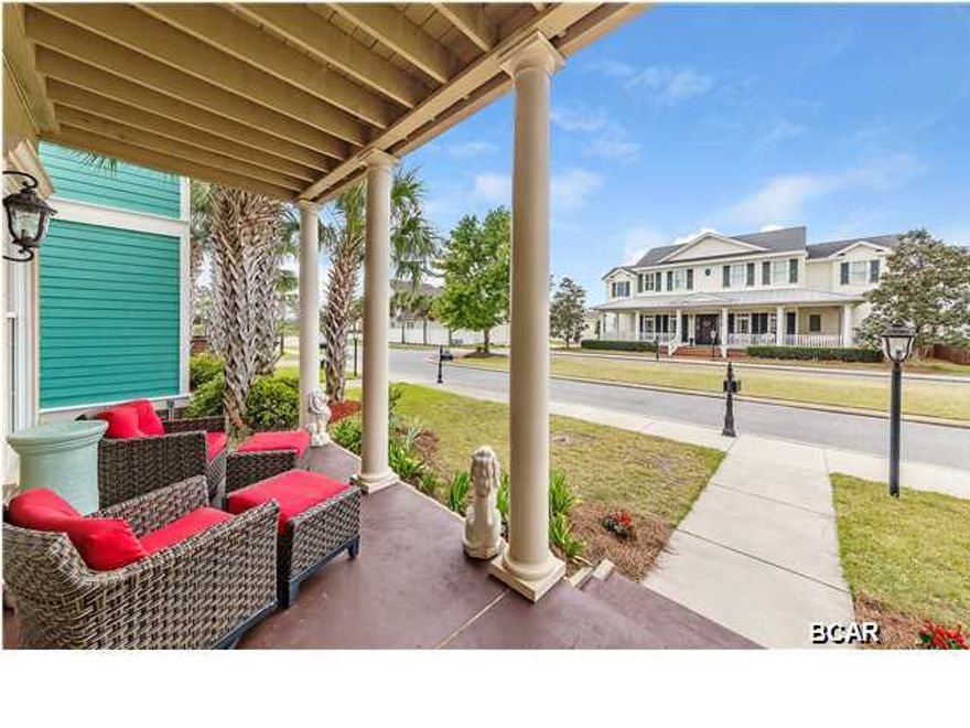 Looking for a community on the beach with parks, clubhouse, pool, tennis and basketball, whole house cable and internet and more all for less than $150 a month? Look no further than the prestigious community of custom homes...Tapestry Park. Located less than 1/2 mile walk to the beach on high ground no flood insurance required. Only home currently available in sought after community.  Home also comes with  Cat5/cable technology and is wired for security and surround sound. Community includes the distinctive Brunswick Hall (community center), pool with lap lanes, parks, green spaces and walkways throughout the Neighborhood. Lowest HOA fees with the most amenities on the beach which include High Speed internet and cable TV, Trash pick-up and use of all amenities. **seller is Florida Licensed Real Estate Agent **all important data must be verified