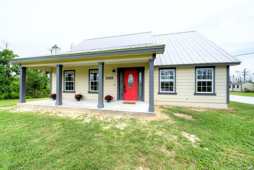 CURRENTLY UNDER CONTRACT, SELLER ACCEPTING BACKUP OFFERS. Wonderful and well cared for home was gutted to studs in 2010 and fully renovated at that time including new roof so effective date is realistically more like 2010 than 1980.  Thankfully this home was not damaged by Hurricane Michael except for 2 broken windows which have been replaced.  Country living on 2+ acres yet a very short drive into town for shopping.  Great floor plan with master suite downstairs, lovely custom bath with huge walk in tiled shower and rain head.  Entire home has bullnose corners, wood laminate flooring throughout except for tile in wet areas.  A/C unit was replaced in 2017 and kitchen appliances are only a couple of years old.  Home was just freshly painted inside and out and ready for you to move into.