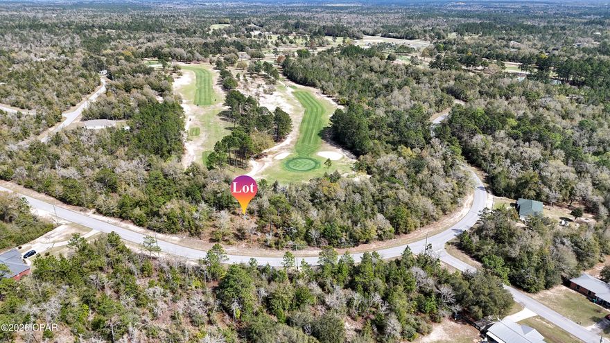 PRIME GOLF COURSE LOT IN GROWING SUNNY HILLS COMMUNITY.

Excellent opportunity to own a partially cleared homesite situated directly on the 16th green of Sunny Hills Golf Course. This desirable lot offers a scenic setting with golf course frontage, making it ideal for building your primary residence, second home, or investment property.

Sunny Hills is a deed-restricted community with no mobile homes permitted, known for its peaceful atmosphere and steady growth as development expands north from Panama City. Multiple major builders are actively constructing in the area, supporting long-term value and future appreciation.

The community features an affordable and well-maintained 18-hole public golf course, along with several fishing lakes and the popular Boat Lake, complete with a white sand beach and swimming area for residents to enjoy.

Conveniently located with improving access, Highway 77 is currently being widened to four lanes from Chipley to Panama City, enhancing connectivity and commute times.

Whether you're looking to build now or secure land in a developing area, this property represents a strong investment in the future of the Florida Panhandle.