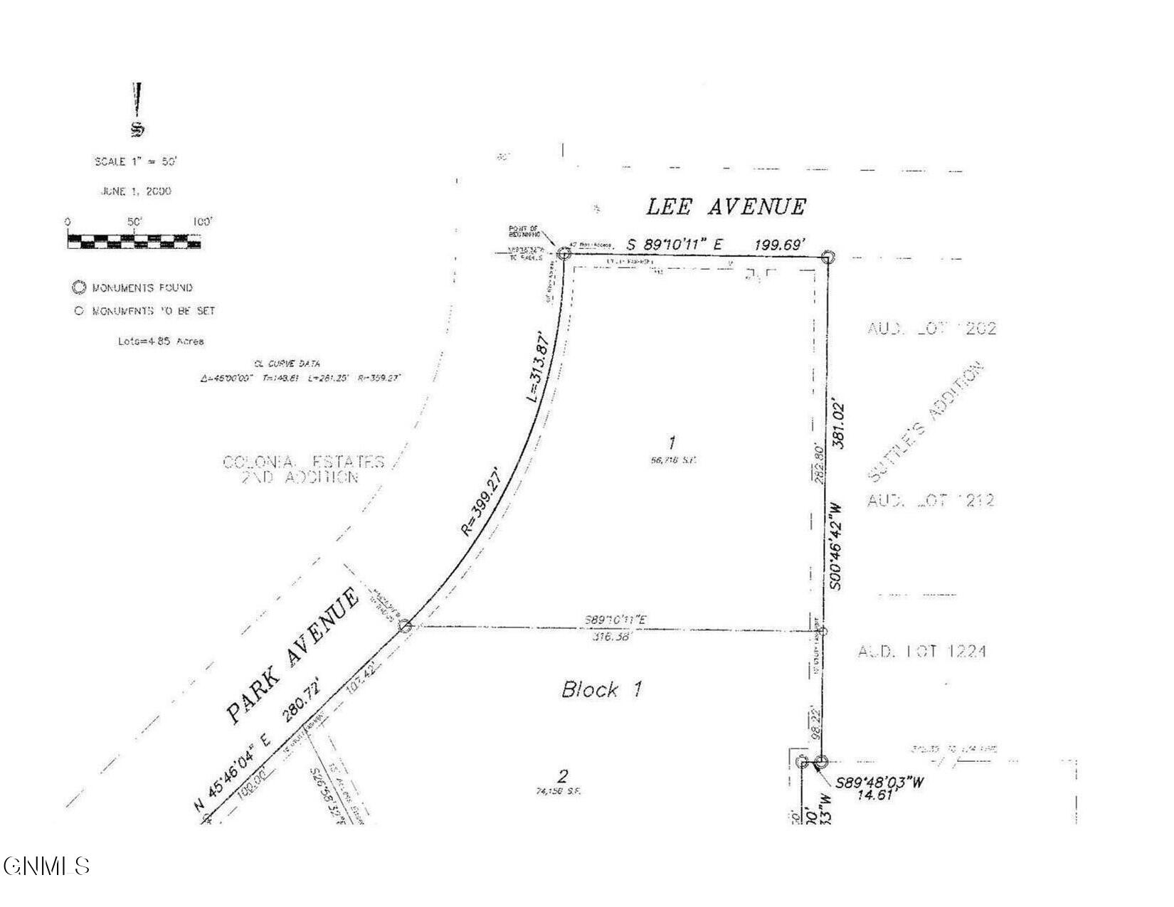Lee Ave Plat Pic