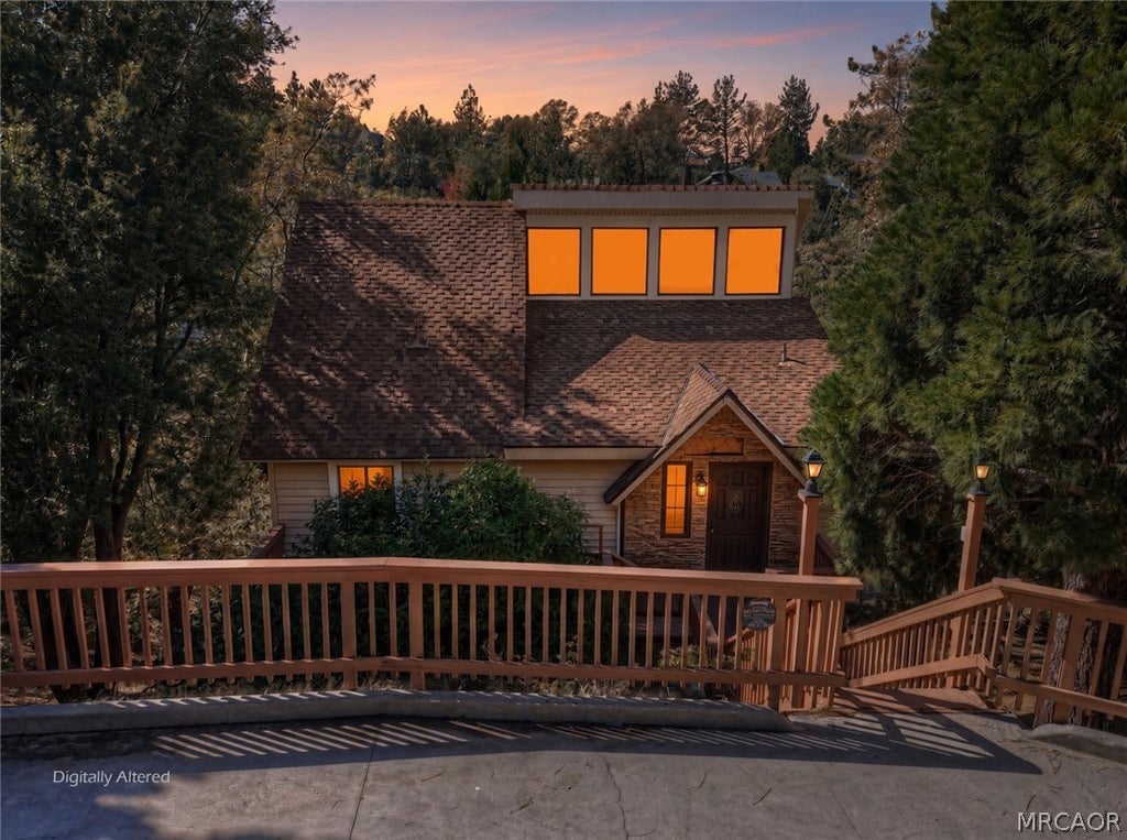 Photo of 1198 Evergreen Lane, Lake Arrowhead, CA 92352 (MLS # 32602477)