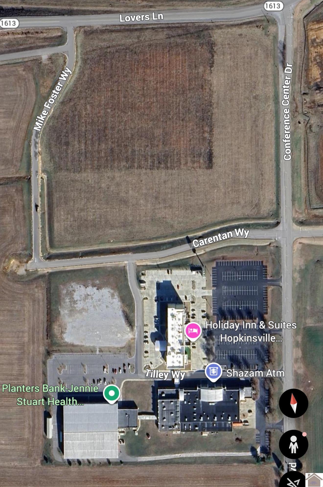 Corner of Lover Ln. and Conference Center Dr.