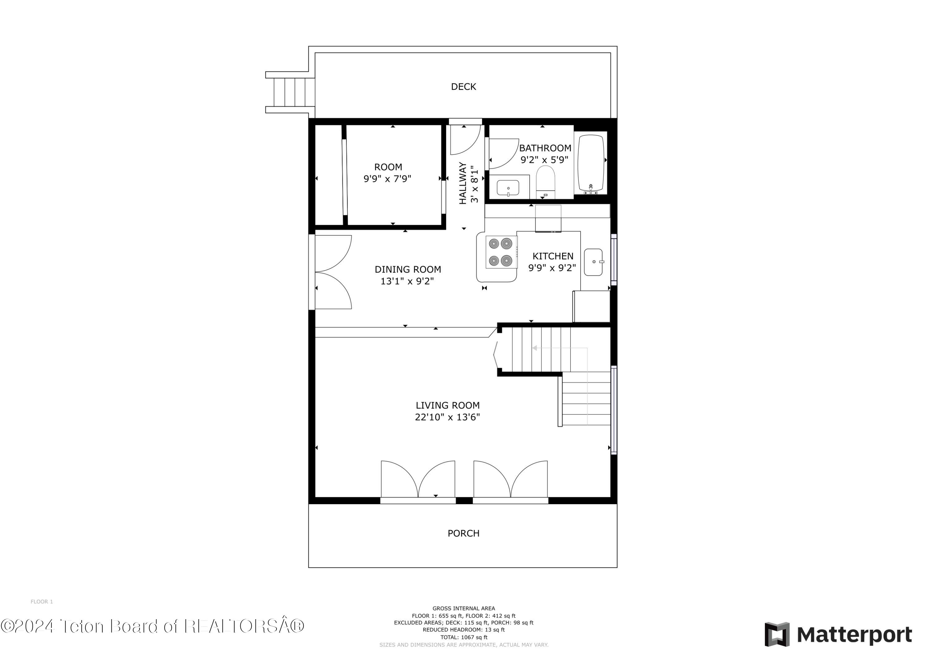 Victor, Idaho 83455, United States, 1 Bedroom Bedrooms, ,2 BathroomsBathrooms,Residential,Active,47027
