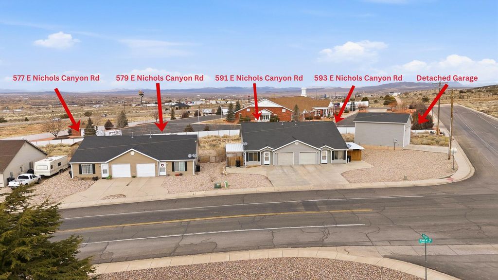 Photo of 577593 E Nichols Canyon Rd Rd #577-579 &amp; 591-593 +, Cedar City, UT 84721 (MLS # 114528)