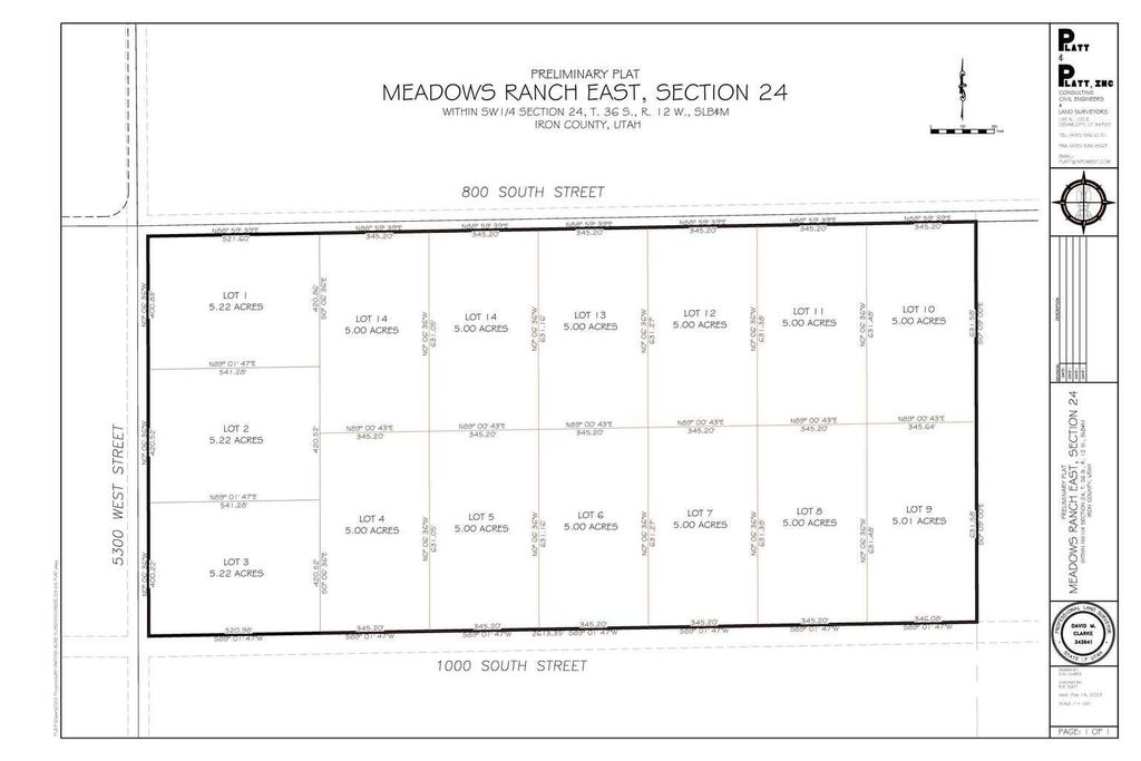 Photo of 800 S 5300 W #Lot 10 Ph 2, Cedar City, UT 84720 (MLS # 113089)