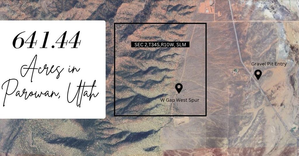 Photo of SEC 2,T34S,R10W, SLM, Parowan, UT 84761 (MLS # 91983)