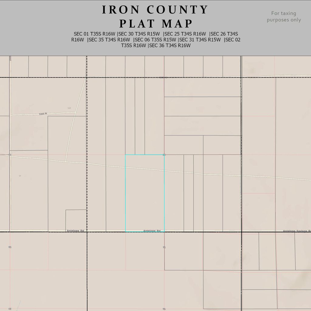 Photo of 80 Sec.36 T34S R16W, Beryl, UT 84714 (MLS # 113701)